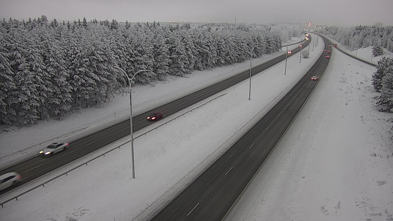 Weather Camera Image Road 4 Oulu, Ouluntulli, Oulu, Pohjois-Pohjanmaa