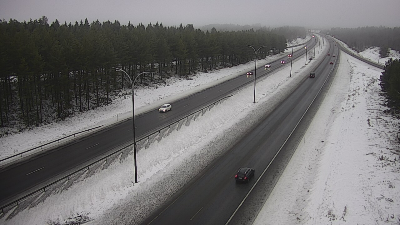 Weather Camera Image Väg 4 Uleåborg, Ouluntulli, Oulu, Pohjois-Pohjanmaa