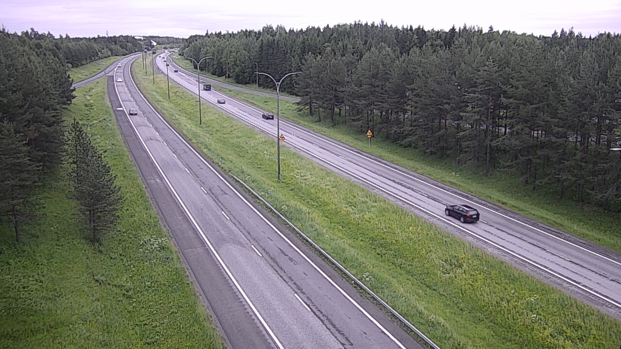 Weather Camera Image Road 4 Oulu, Ouluntulli, Oulu, Pohjois-Pohjanmaa