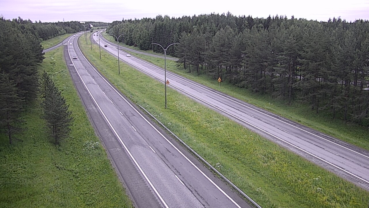 Weather Camera Image Road 4 Oulu, Ouluntulli, Oulu, Pohjois-Pohjanmaa