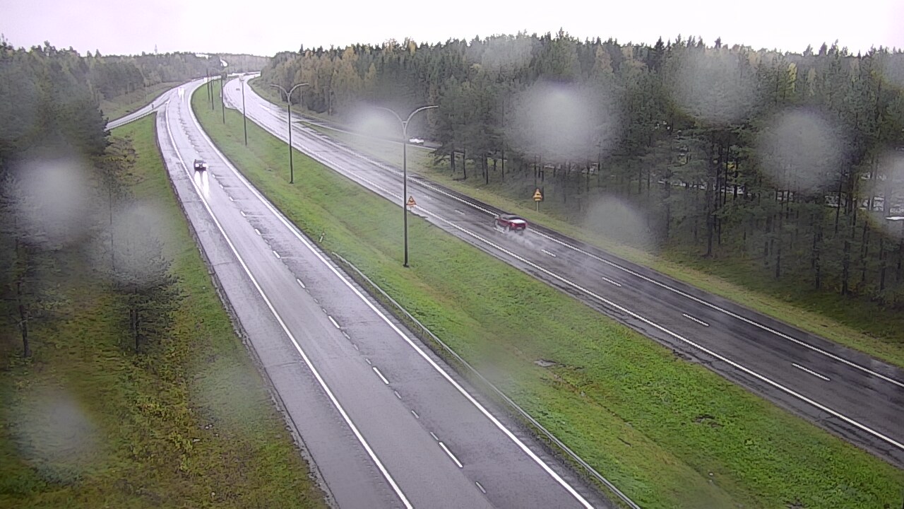 Weather Camera Image Väg 4 Uleåborg, Ouluntulli, Oulu, Pohjois-Pohjanmaa