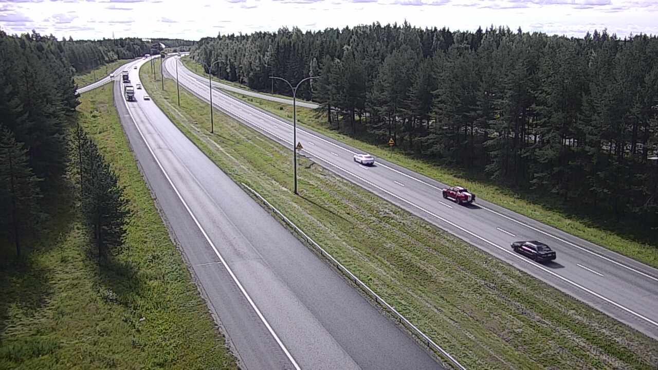 Weather Camera Image Road 4 Oulu, Ouluntulli, Oulu, Pohjois-Pohjanmaa