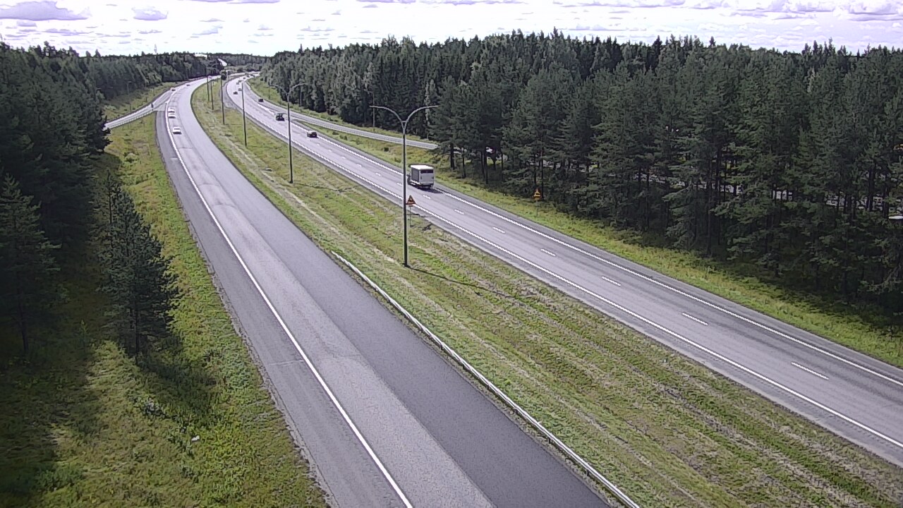 Weather Camera Image Road 4 Oulu, Ouluntulli, Oulu, Pohjois-Pohjanmaa