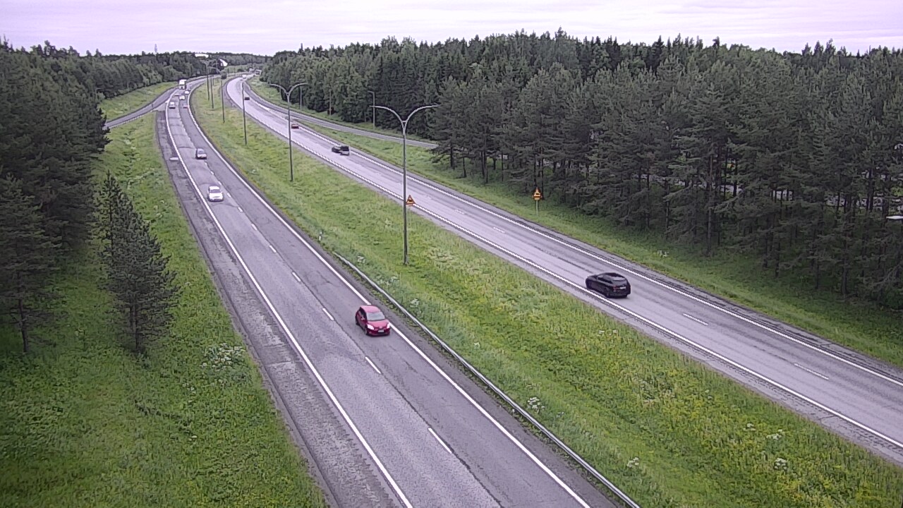 Weather Camera Image Road 4 Oulu, Ouluntulli, Oulu, Pohjois-Pohjanmaa