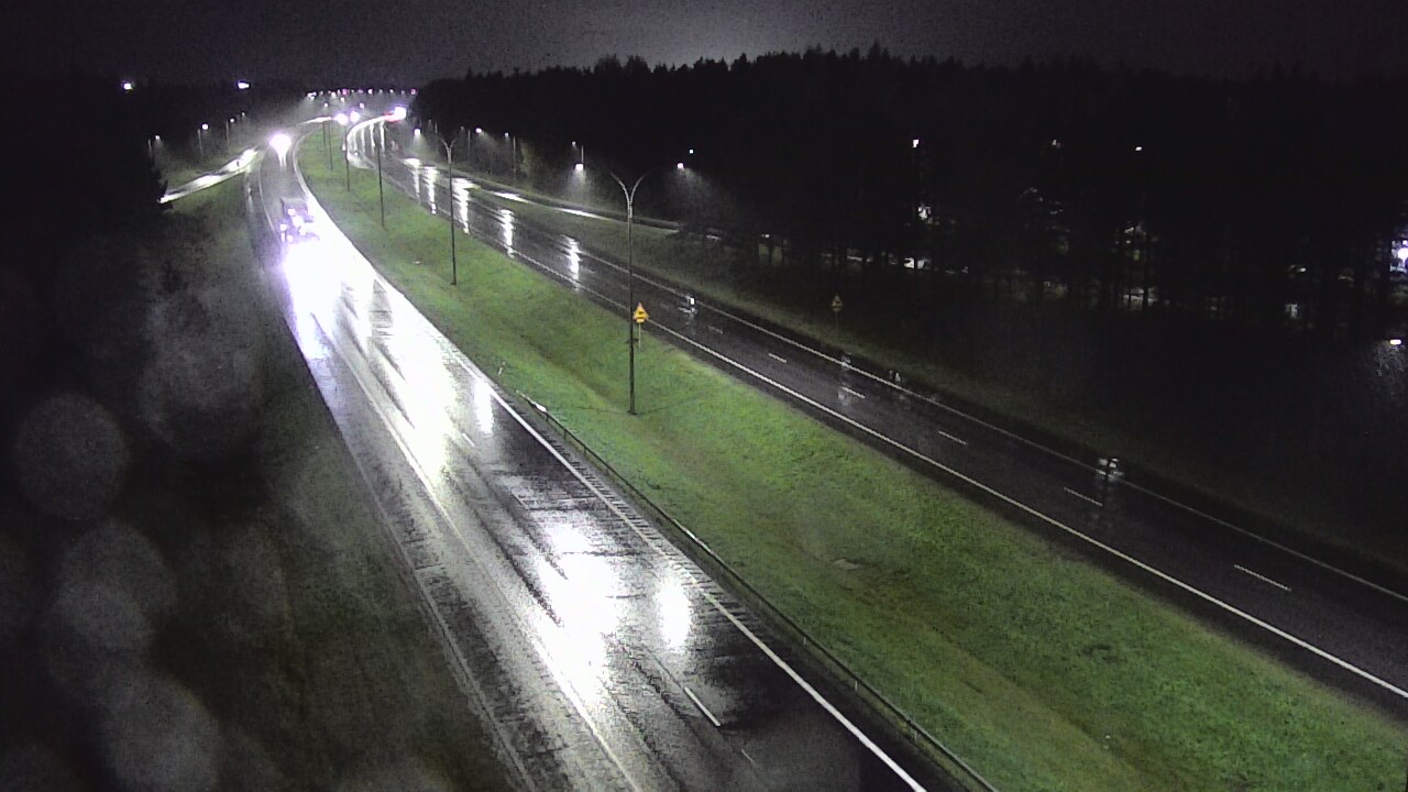 Weather Camera Image Väg 4 Uleåborg, Ouluntulli, Oulu, Pohjois-Pohjanmaa