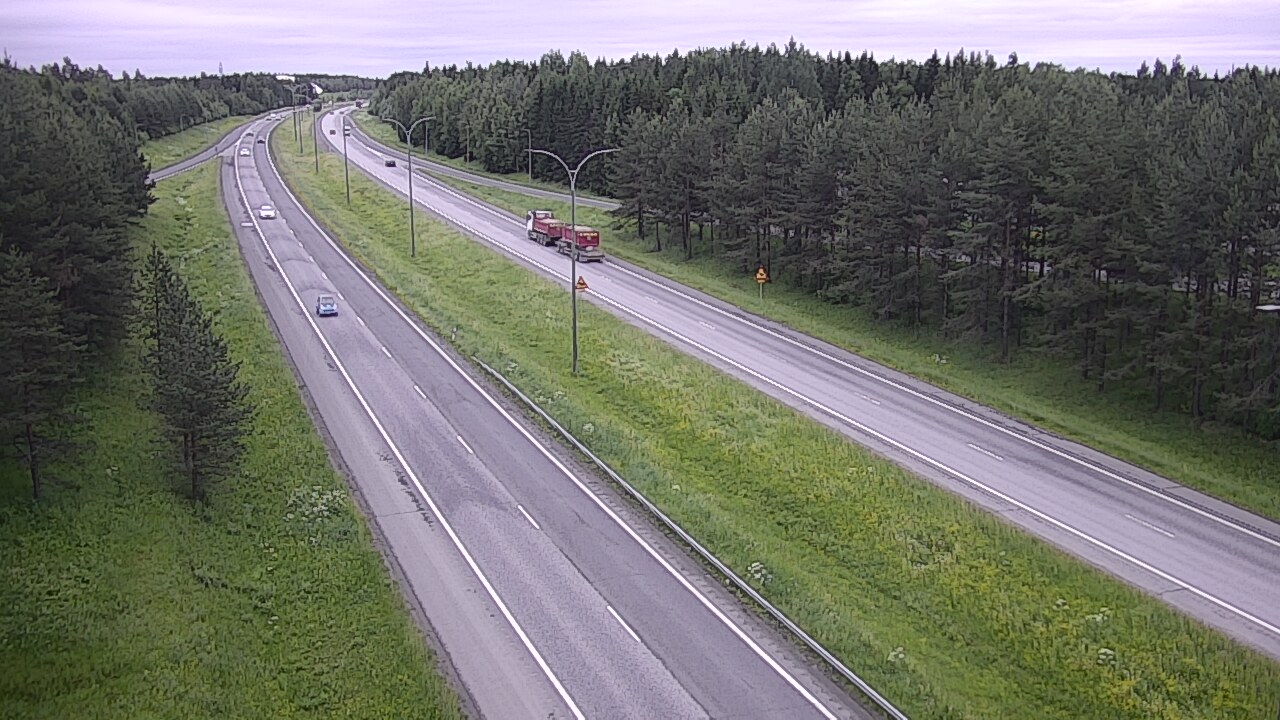 Weather Camera Image Road 4 Oulu, Ouluntulli, Oulu, Pohjois-Pohjanmaa