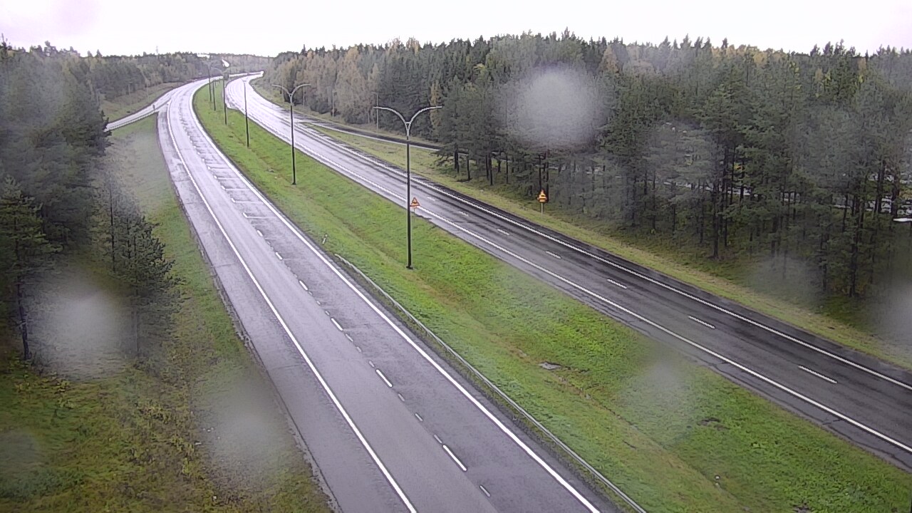 Weather Camera Image Väg 4 Uleåborg, Ouluntulli, Oulu, Pohjois-Pohjanmaa