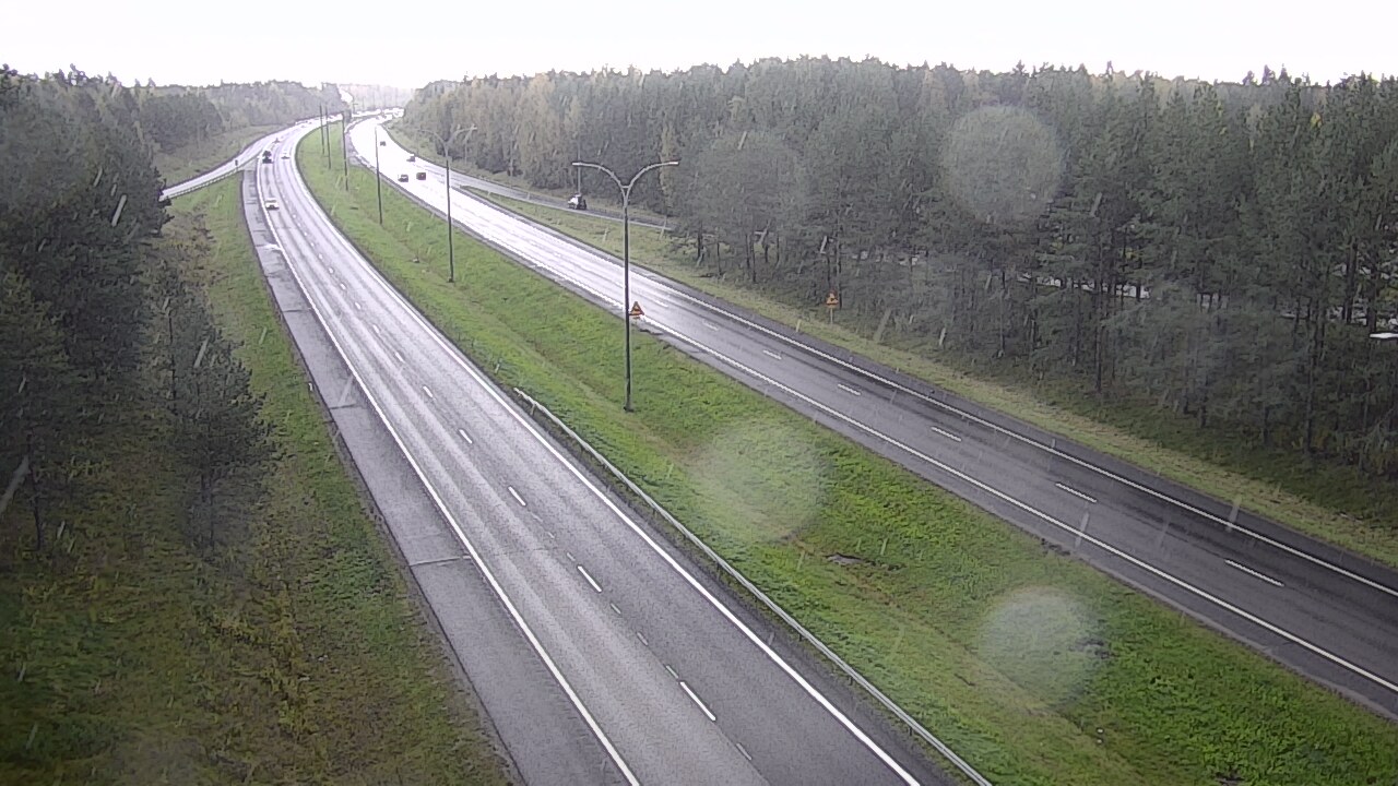 Weather Camera Image Väg 4 Uleåborg, Ouluntulli, Oulu, Pohjois-Pohjanmaa