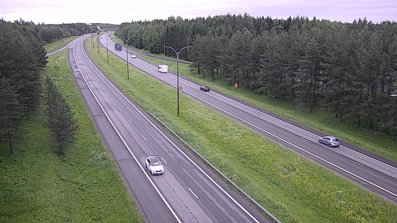 Weather Camera Image Road 4 Oulu, Ouluntulli, Oulu, Pohjois-Pohjanmaa