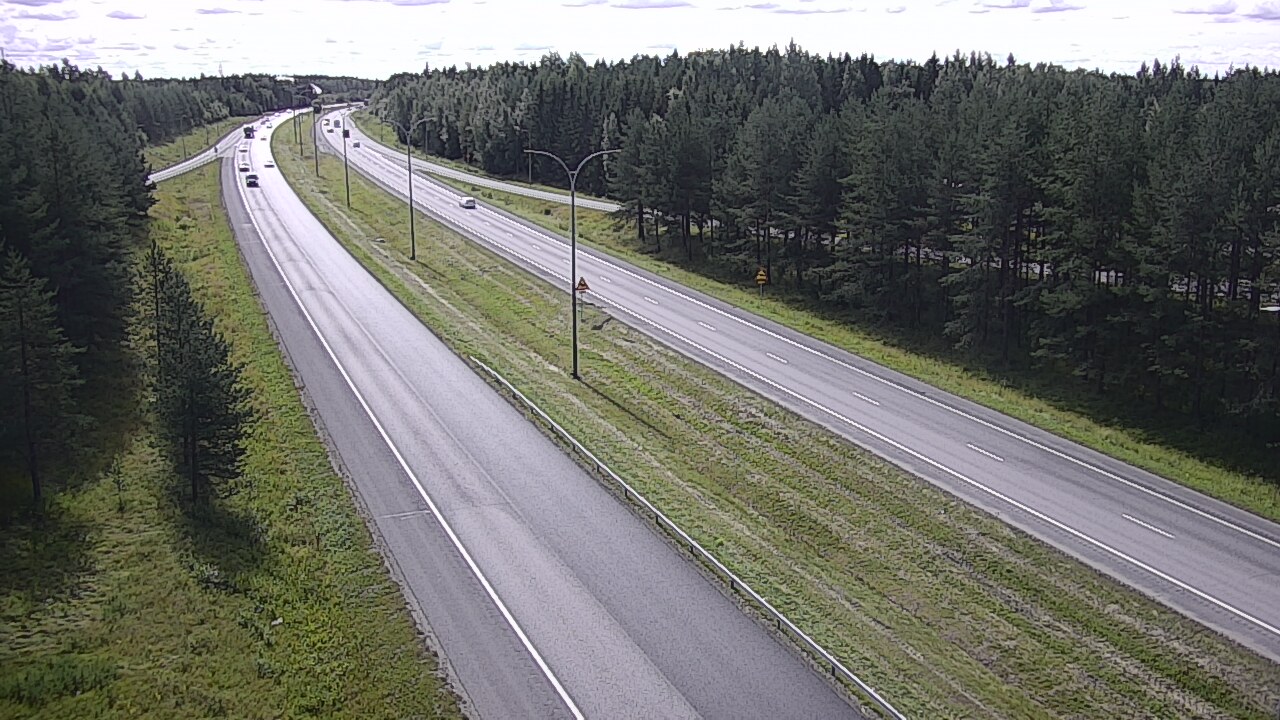 Weather Camera Image Road 4 Oulu, Ouluntulli, Oulu, Pohjois-Pohjanmaa