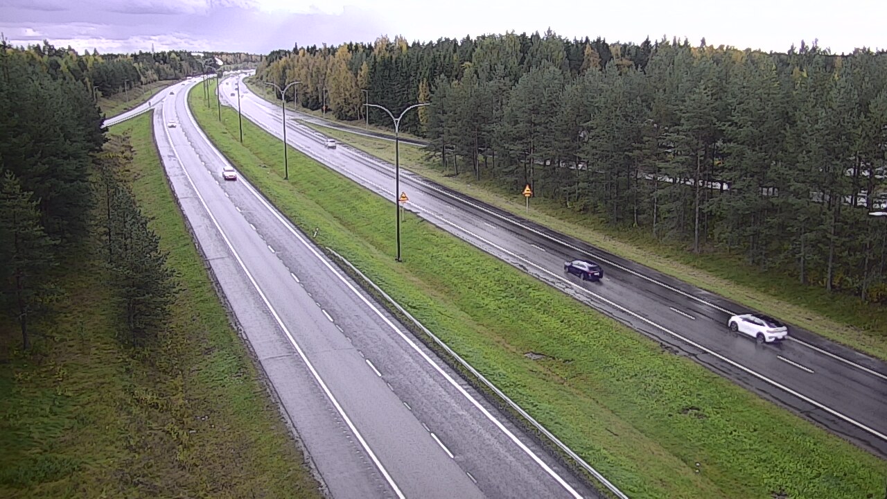 Weather Camera Image Väg 4 Uleåborg, Ouluntulli, Oulu, Pohjois-Pohjanmaa
