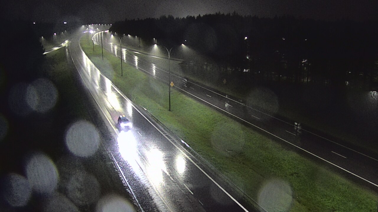 Weather Camera Image Väg 4 Uleåborg, Ouluntulli, Oulu, Pohjois-Pohjanmaa