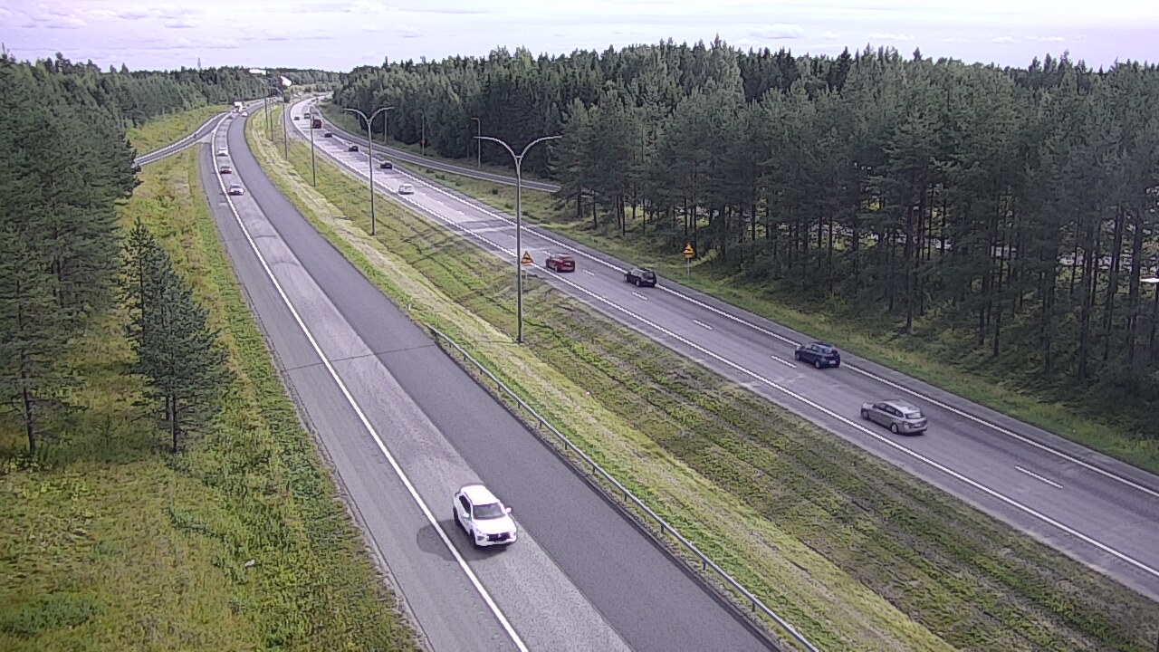 Weather Camera Image Road 4 Oulu, Ouluntulli, Oulu, Pohjois-Pohjanmaa