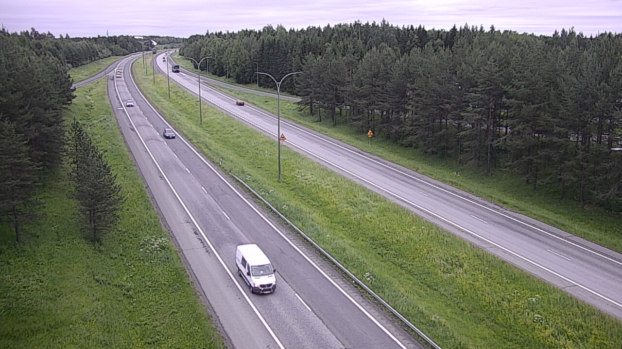 Weather Camera Image Road 4 Oulu, Ouluntulli, Oulu, Pohjois-Pohjanmaa