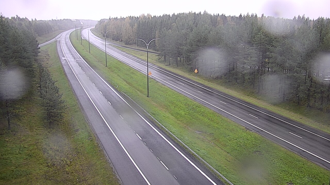 Weather Camera Image Väg 4 Uleåborg, Ouluntulli, Oulu, Pohjois-Pohjanmaa