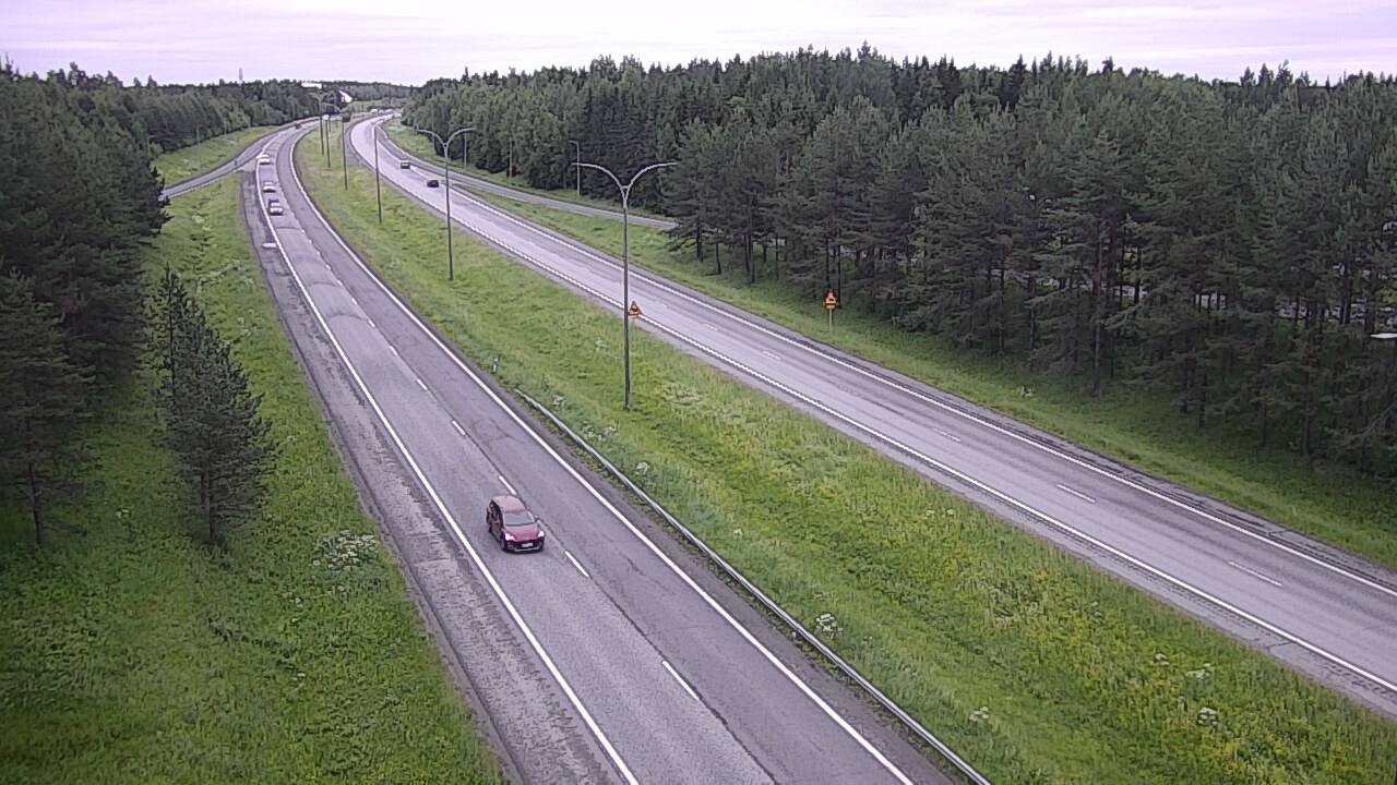 Weather Camera Image Road 4 Oulu, Ouluntulli, Oulu, Pohjois-Pohjanmaa