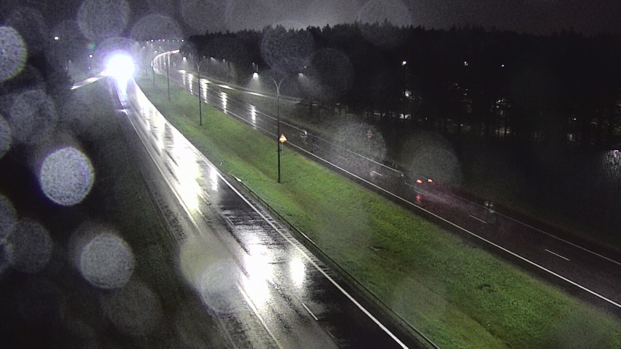 Weather Camera Image Väg 4 Uleåborg, Ouluntulli, Oulu, Pohjois-Pohjanmaa