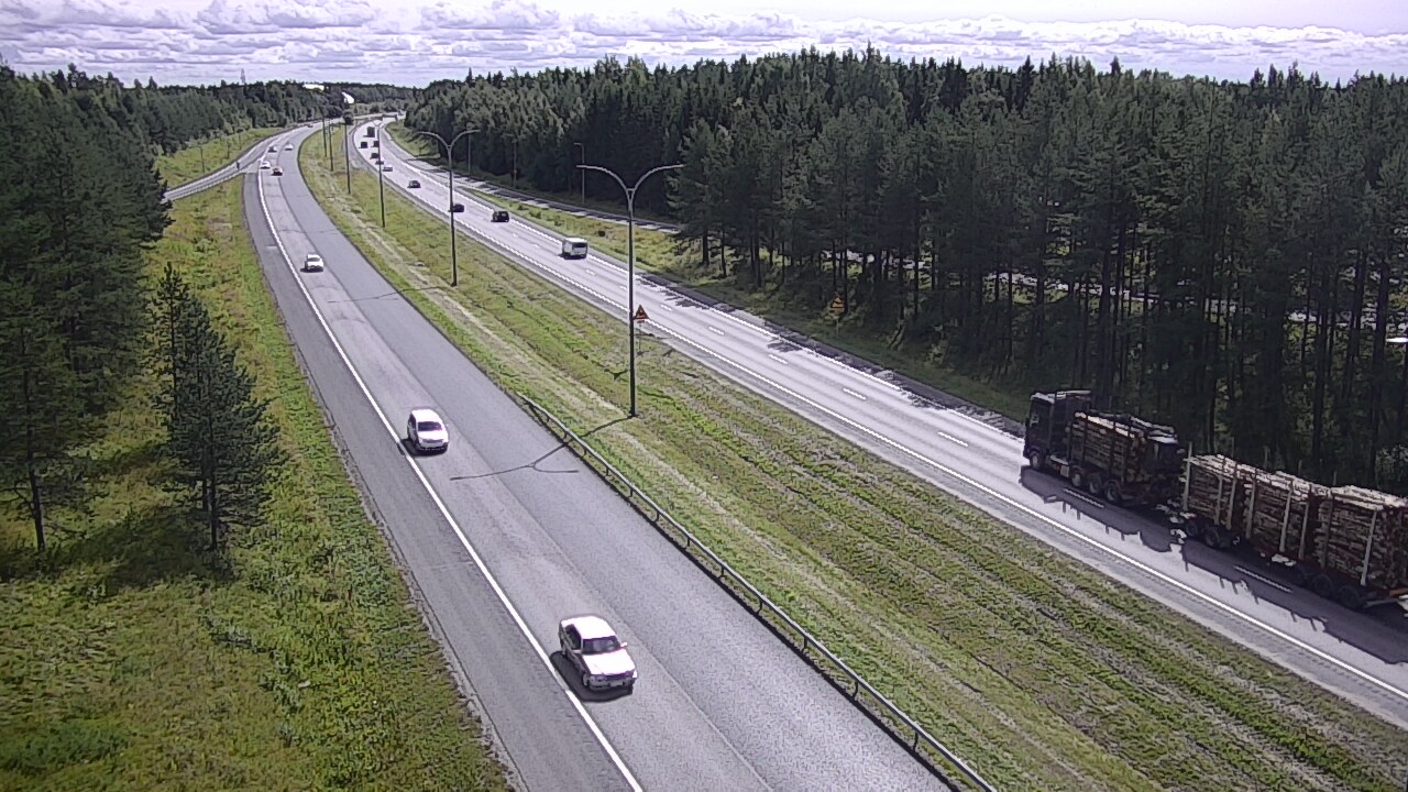 Weather Camera Image Road 4 Oulu, Ouluntulli, Oulu, Pohjois-Pohjanmaa