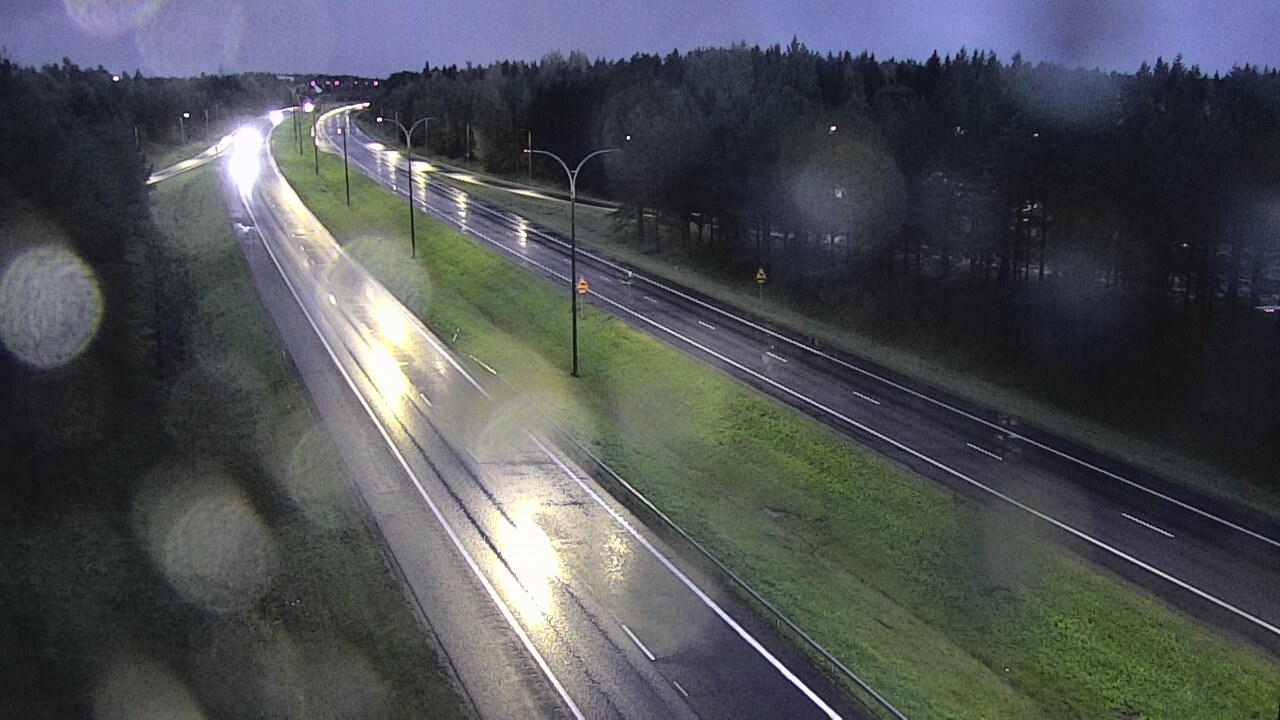 Weather Camera Image Väg 4 Uleåborg, Ouluntulli, Oulu, Pohjois-Pohjanmaa