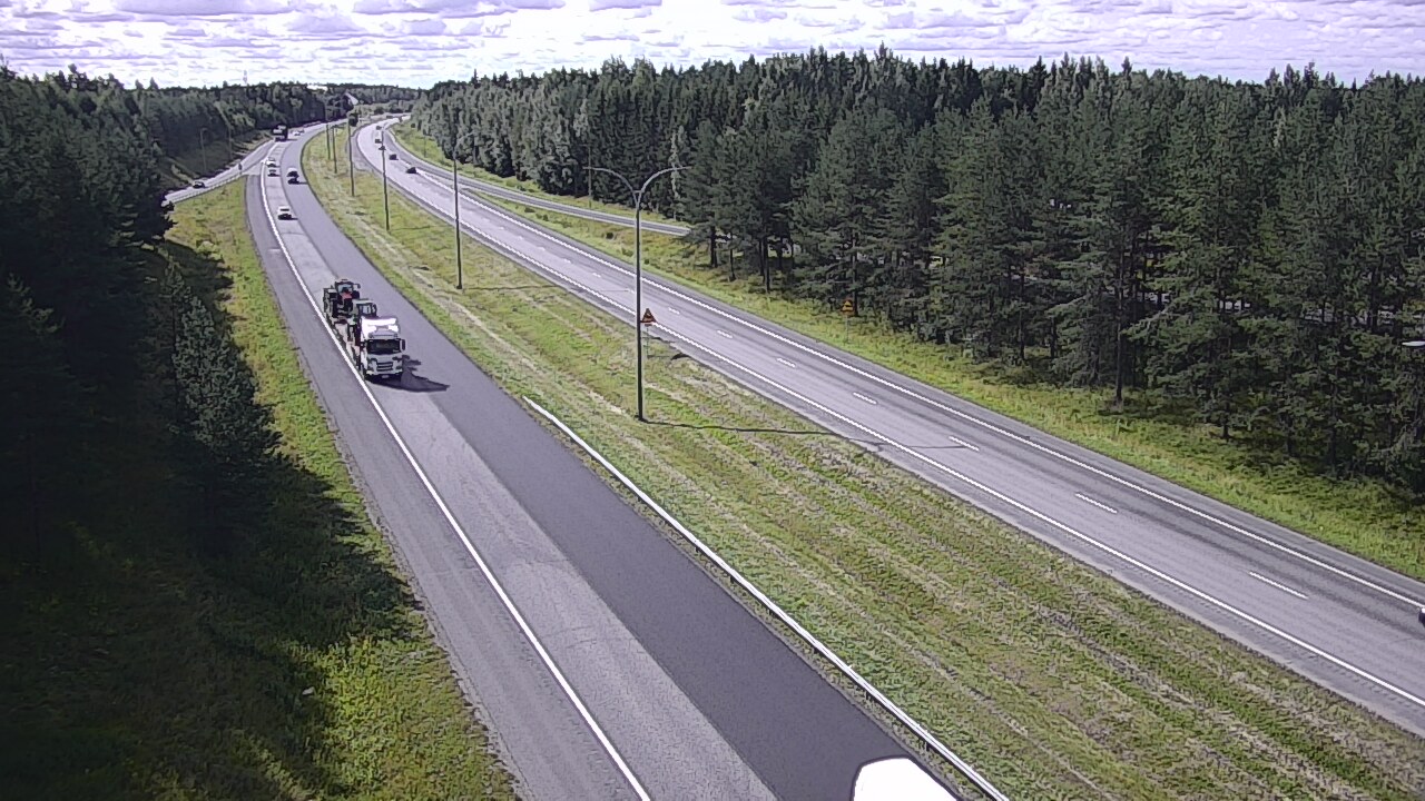 Weather Camera Image Road 4 Oulu, Ouluntulli, Oulu, Pohjois-Pohjanmaa