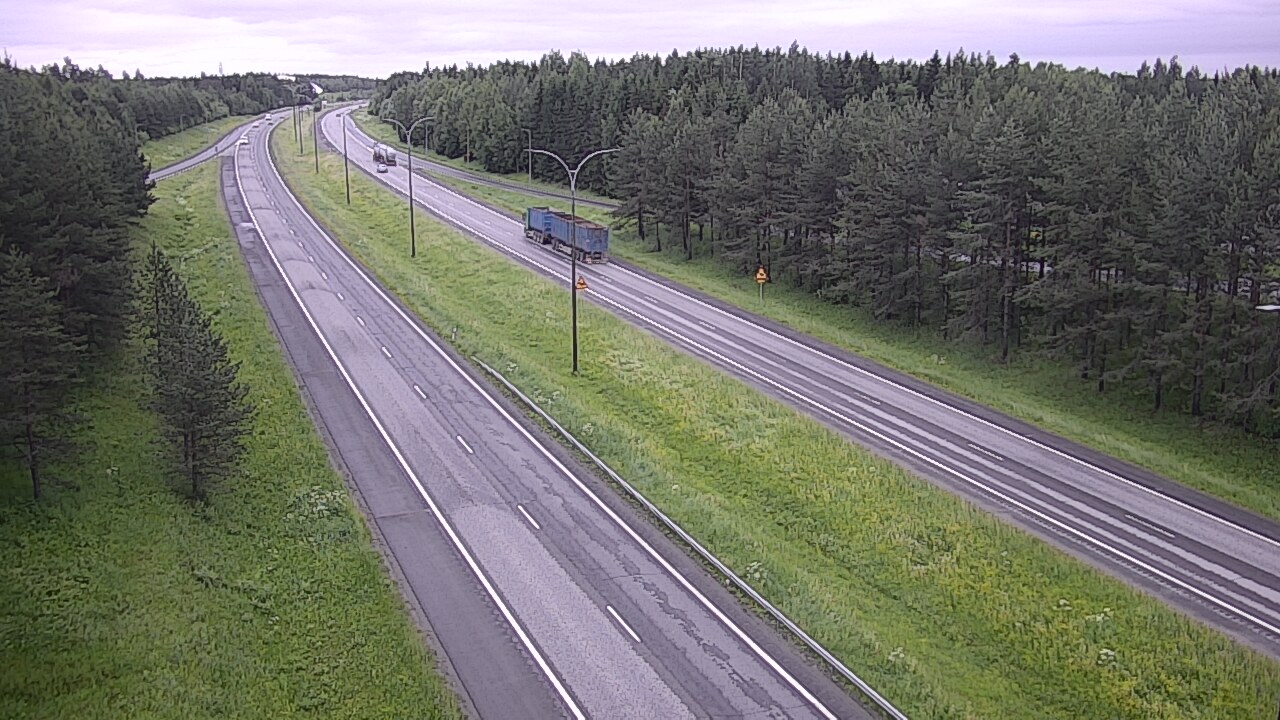 Weather Camera Image Road 4 Oulu, Ouluntulli, Oulu, Pohjois-Pohjanmaa