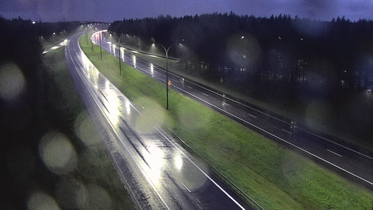 Weather Camera Image Väg 4 Uleåborg, Ouluntulli, Oulu, Pohjois-Pohjanmaa