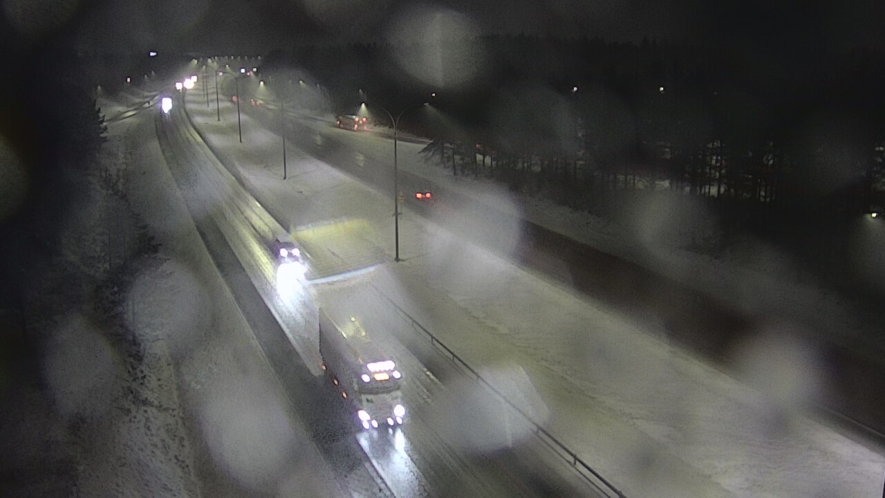 Weather Camera Image Väg 4 Uleåborg, Ouluntulli, Oulu, Pohjois-Pohjanmaa