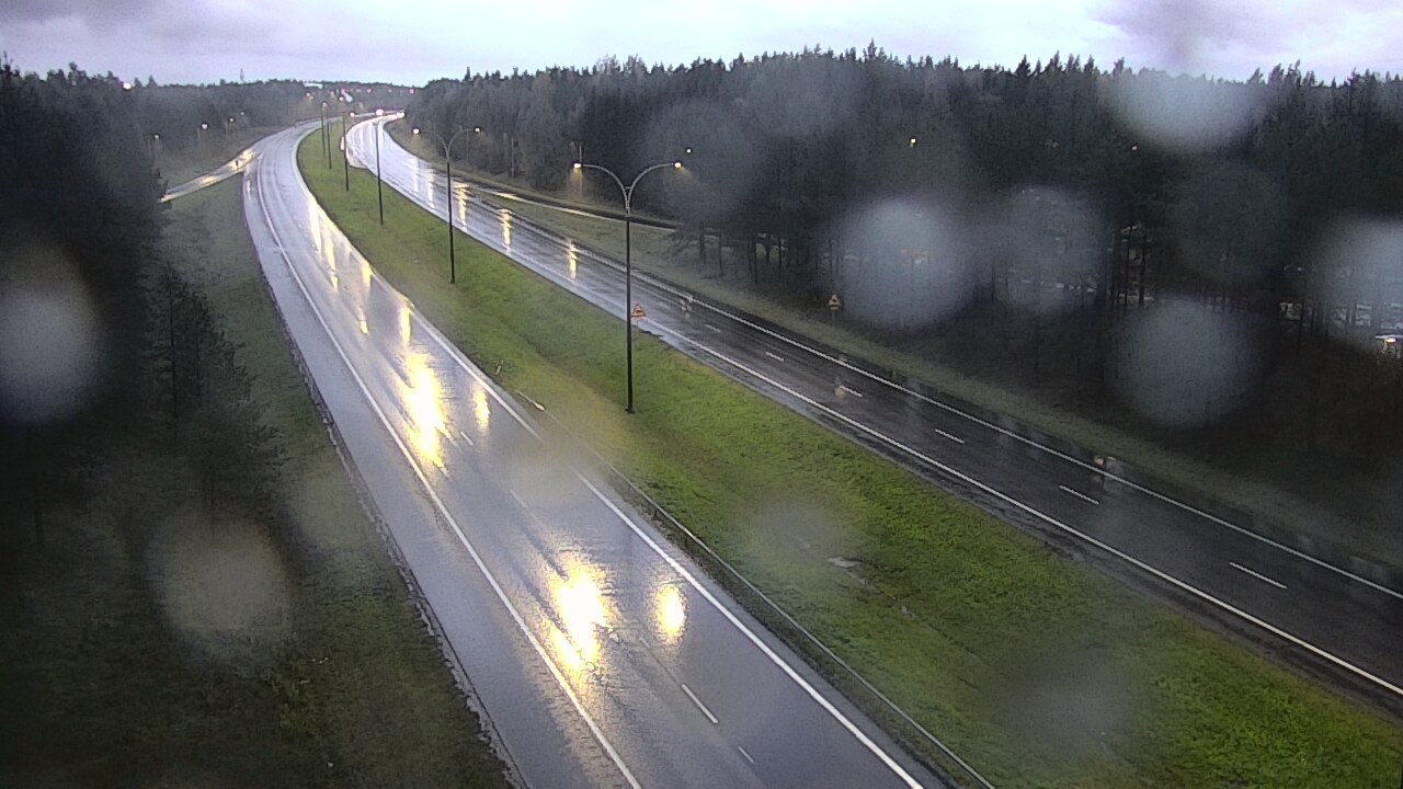 Weather Camera Image Väg 4 Uleåborg, Ouluntulli, Oulu, Pohjois-Pohjanmaa