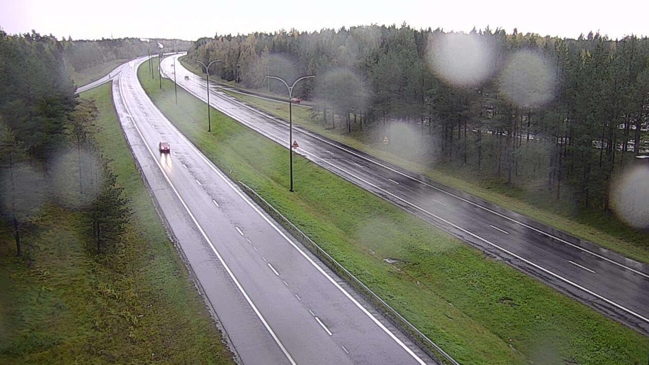 Weather Camera Image Väg 4 Uleåborg, Ouluntulli, Oulu, Pohjois-Pohjanmaa