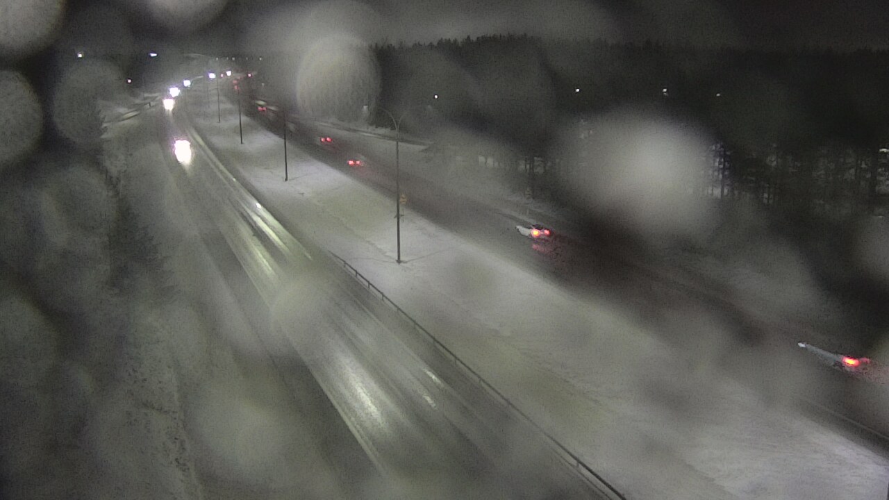 Weather Camera Image Väg 4 Uleåborg, Ouluntulli, Oulu, Pohjois-Pohjanmaa