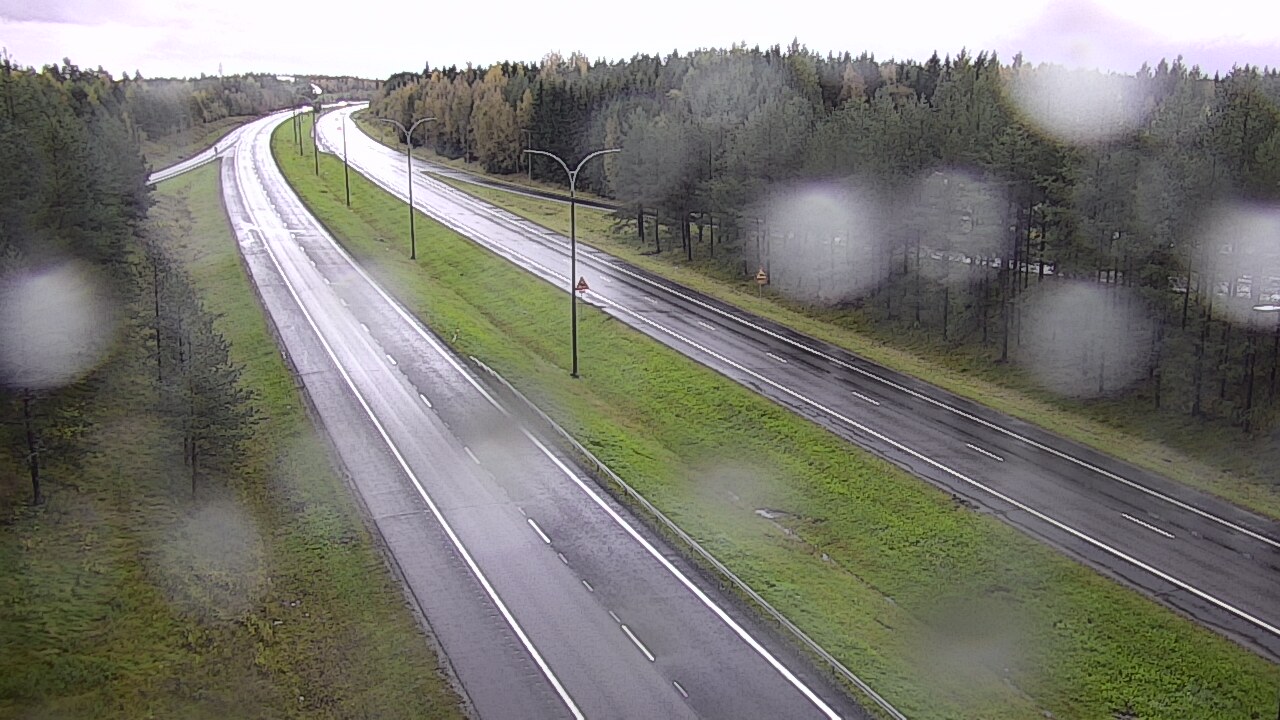 Weather Camera Image Väg 4 Uleåborg, Ouluntulli, Oulu, Pohjois-Pohjanmaa