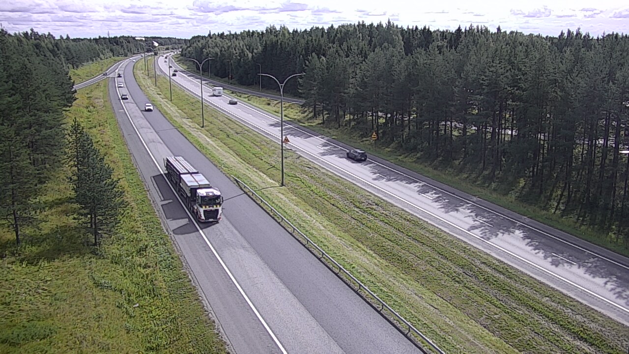 Weather Camera Image Road 4 Oulu, Ouluntulli, Oulu, Pohjois-Pohjanmaa