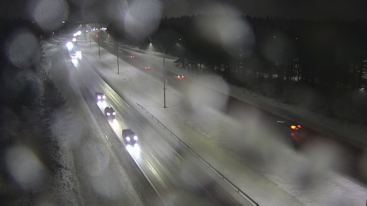 Weather Camera Image Väg 4 Uleåborg, Ouluntulli, Oulu, Pohjois-Pohjanmaa