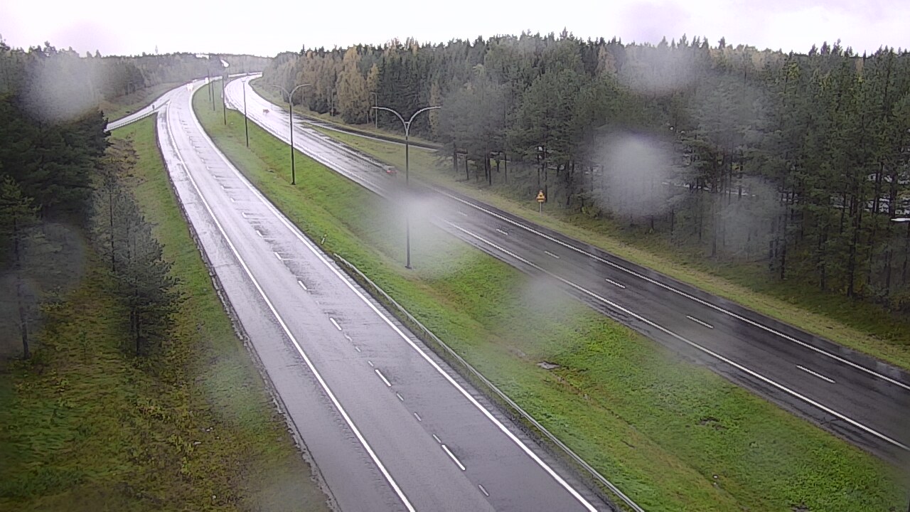 Weather Camera Image Väg 4 Uleåborg, Ouluntulli, Oulu, Pohjois-Pohjanmaa