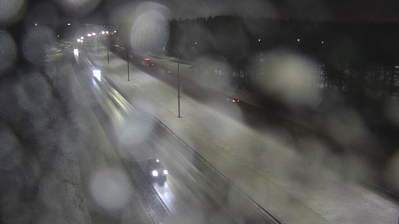 Weather Camera Image Väg 4 Uleåborg, Ouluntulli, Oulu, Pohjois-Pohjanmaa