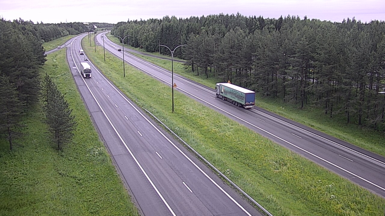 Weather Camera Image Road 4 Oulu, Ouluntulli, Oulu, Pohjois-Pohjanmaa