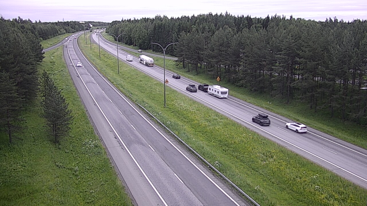 Weather Camera Image Road 4 Oulu, Ouluntulli, Oulu, Pohjois-Pohjanmaa