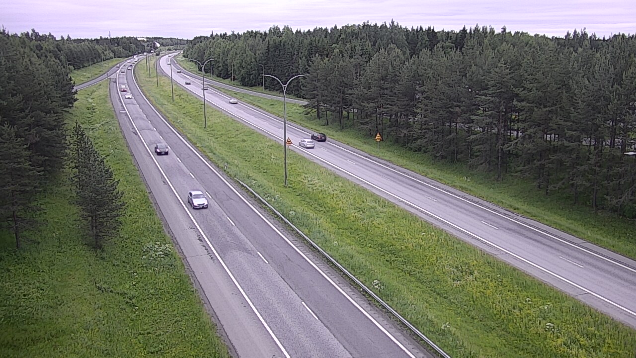 Weather Camera Image Road 4 Oulu, Ouluntulli, Oulu, Pohjois-Pohjanmaa