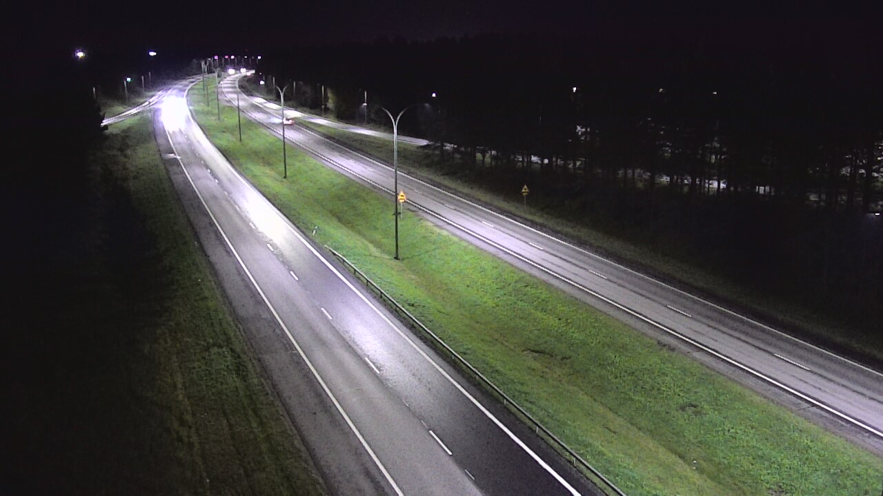 Weather Camera Image Väg 4 Uleåborg, Ouluntulli, Oulu, Pohjois-Pohjanmaa