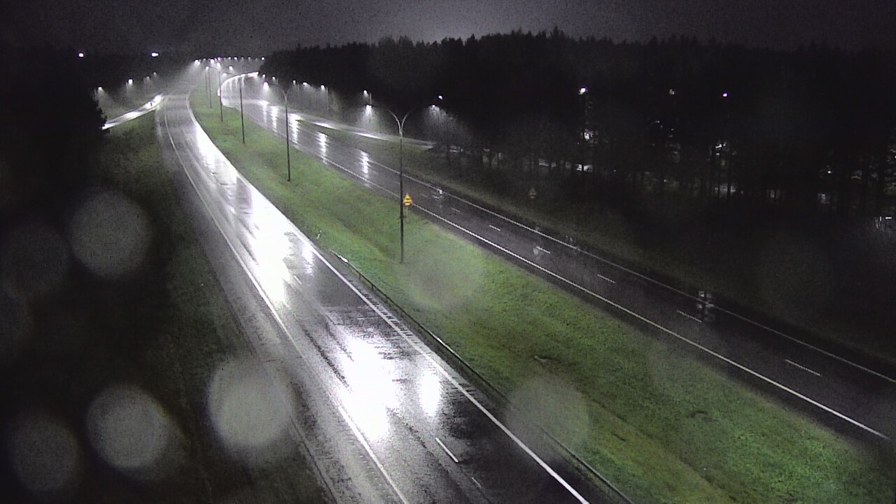 Weather Camera Image Väg 4 Uleåborg, Ouluntulli, Oulu, Pohjois-Pohjanmaa