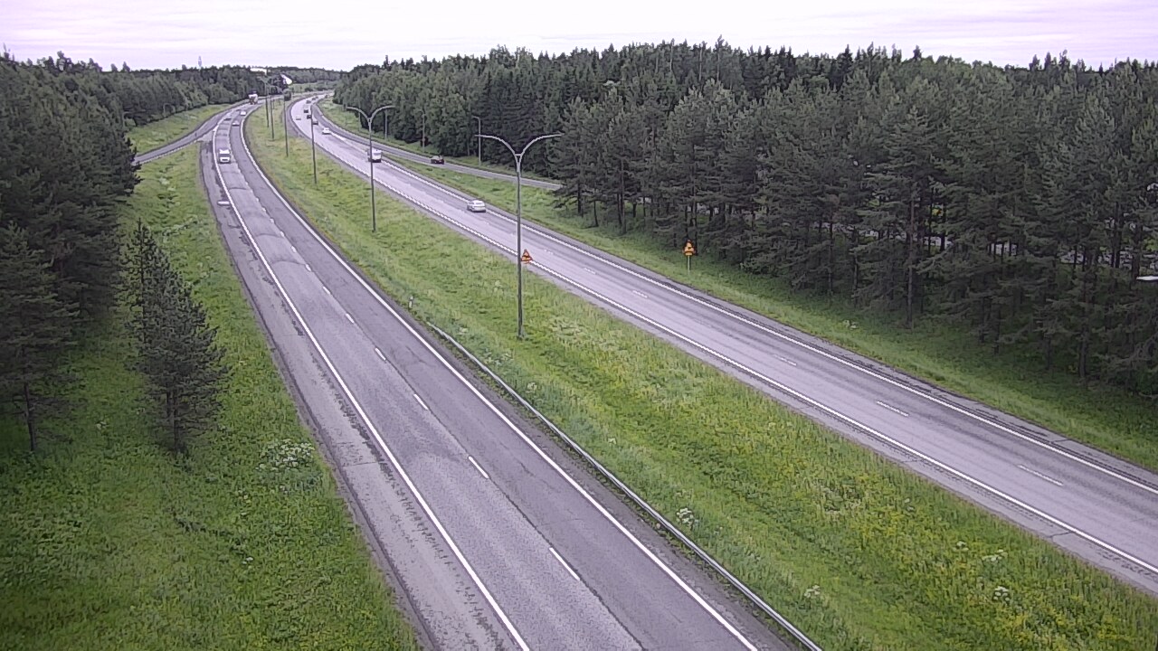 Weather Camera Image Road 4 Oulu, Ouluntulli, Oulu, Pohjois-Pohjanmaa