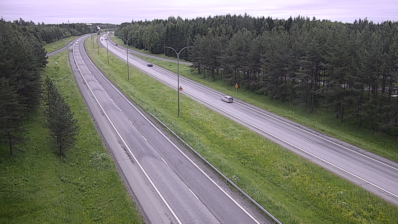 Weather Camera Image Road 4 Oulu, Ouluntulli, Oulu, Pohjois-Pohjanmaa