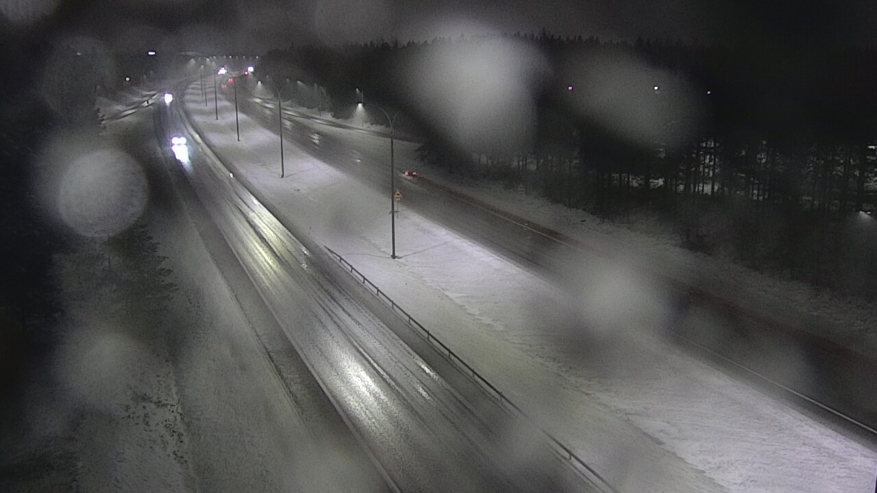 Weather Camera Image Väg 4 Uleåborg, Ouluntulli, Oulu, Pohjois-Pohjanmaa