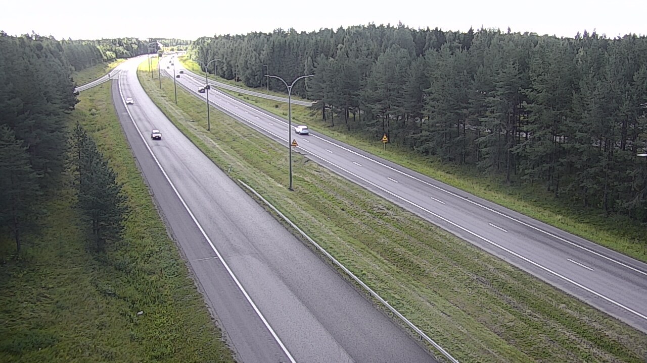 Weather Camera Image Väg 4 Uleåborg, Ouluntulli, Oulu, Pohjois-Pohjanmaa