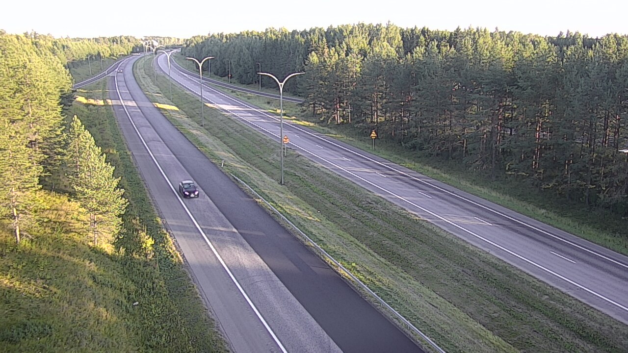Weather Camera Image Väg 4 Uleåborg, Ouluntulli, Oulu, Pohjois-Pohjanmaa