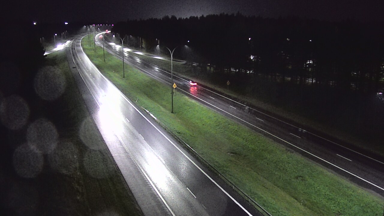 Weather Camera Image Väg 4 Uleåborg, Ouluntulli, Oulu, Pohjois-Pohjanmaa