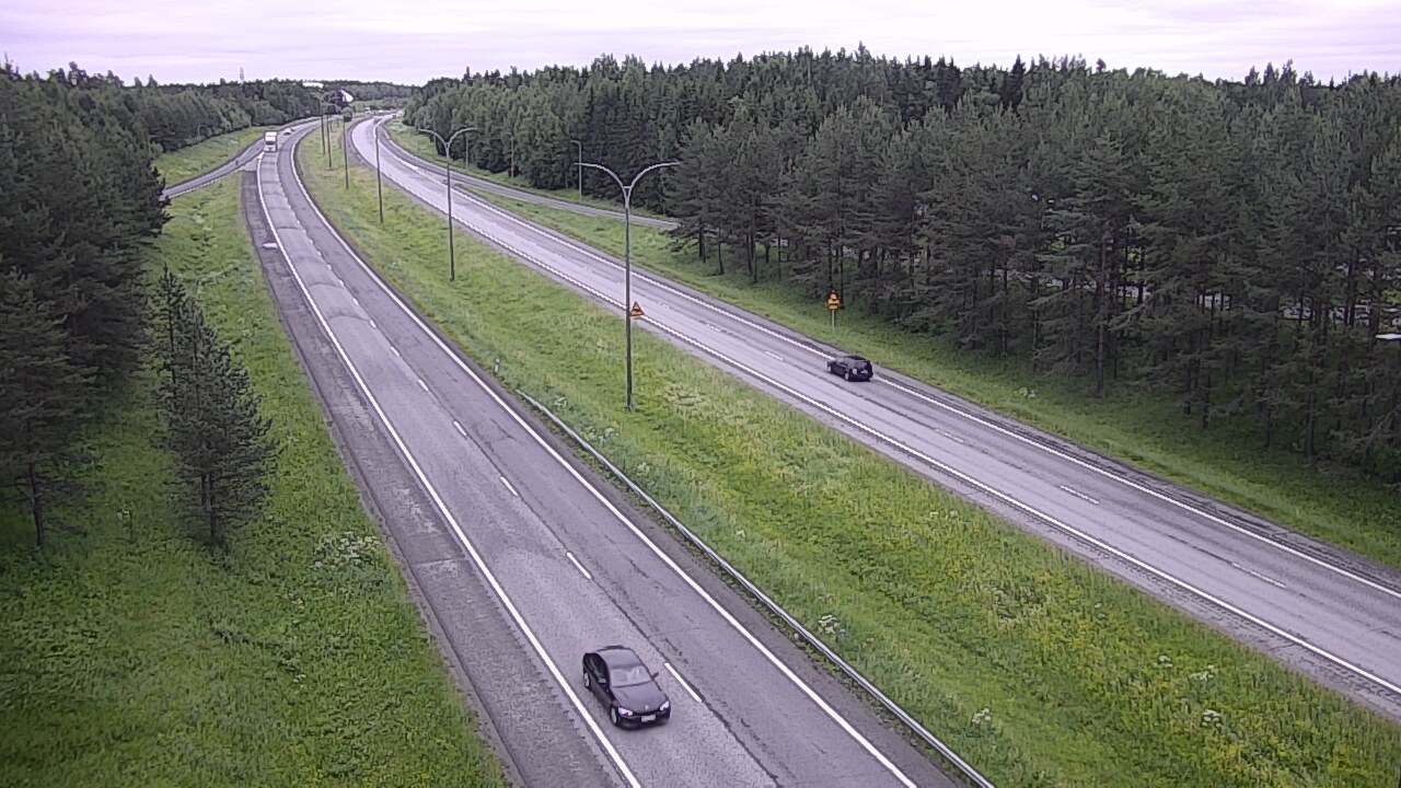 Weather Camera Image Road 4 Oulu, Ouluntulli, Oulu, Pohjois-Pohjanmaa