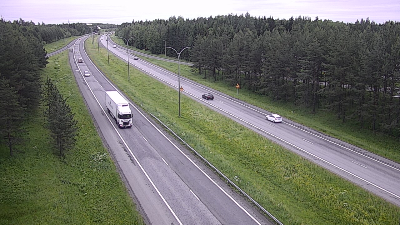 Weather Camera Image Road 4 Oulu, Ouluntulli, Oulu, Pohjois-Pohjanmaa