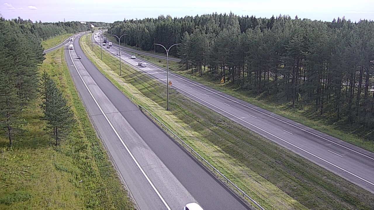 Weather Camera Image Road 4 Oulu, Ouluntulli, Oulu, Pohjois-Pohjanmaa