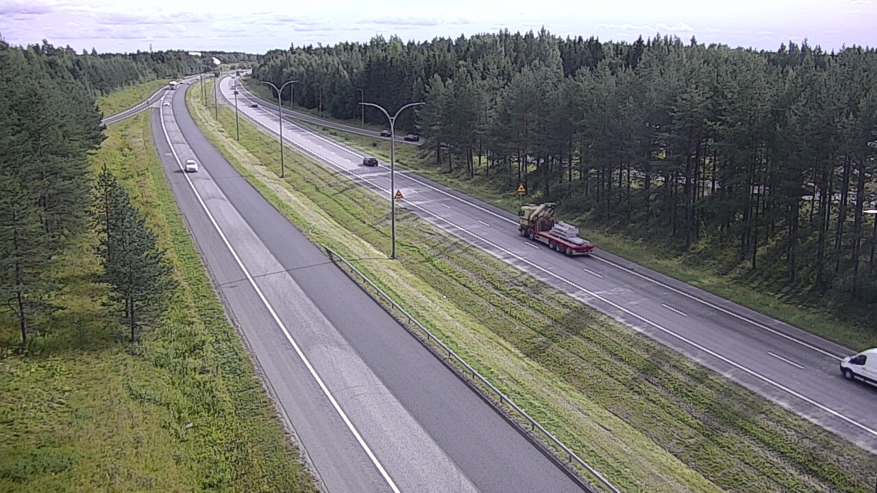Weather Camera Image Road 4 Oulu, Ouluntulli, Oulu, Pohjois-Pohjanmaa